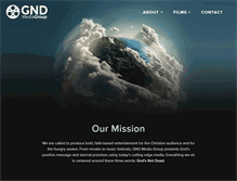 Tablet Screenshot of gndmediagroup.com